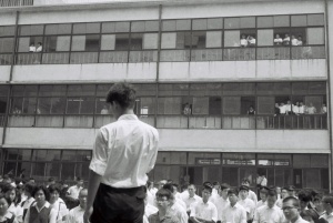 1960年6月生徒集会の様子